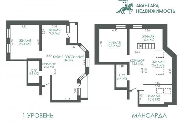 Двухуровневая квартира в престижном жилом комплексе «Ясный Бор» по улице Стариновская, 35