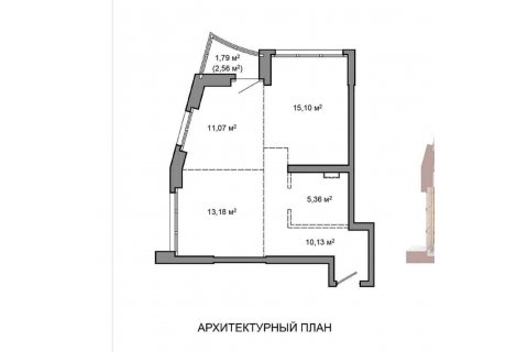 3-комнатная квартира евроформата пр-т Мира, 14, ст.метро «Аэродромная»